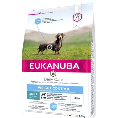 Eukanuba Daily Care Weight Control Small & Medium Adult Dog 2 x 2,3 kg