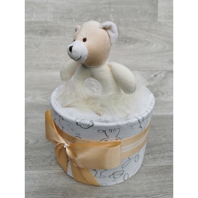 Pastell decor Plenkový dort jednopatrový neutrální s letní dekou Vel.3 - Miminko váží 4 až 9 kg, Velikost oblečení: 50 - Miminku jsou 0 až 2 m