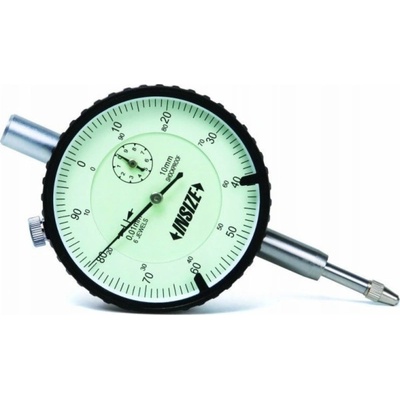 INSIZE Číselníkový úchylkoměr nárazuvzdorný 10 mm bez očka 2314-10FA