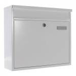 Rottner Rottner hochhause ii - Пощенска метална кутия. С размери: 310х360х110(ВхШхД). Цвят: бял (hochhause ii)