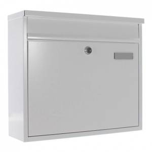 Rottner Rottner hochhause ii - Пощенска метална кутия. С размери: 310х360х110(ВхШхД). Цвят: бял (hochhause ii)