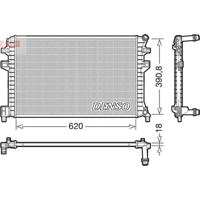 Chladič, chladenie motora DENSO DRM02018