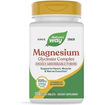 Nature's Way Magnesium Glycinate Complex, 110 mg, 120 таблетки, Nature's Way (14880)