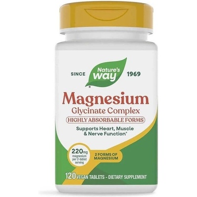 Nature's Way Magnesium Glycinate Complex, 110 mg, 120 таблетки, Nature's Way (14880)