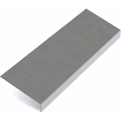 Podkladní okapnice r.š.125mm pozink lakovaný RAL 7037 prachová šedá s folií dl.2m