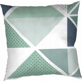 Dadka bavlna Pyramids mint 40 x 40 cm