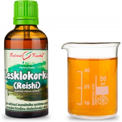 Bylinné kapky Lesklokôrovka reishi bylinné kvapky 50 ml