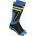 KADVA Детски скиорски чорапи KADVA Woolan Jrb black/blue