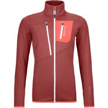 Ortovox dámská mikina FLEECE GRID JACKET vínová