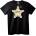 NOONEBRAND Тениска Шерифска Звезда - 7XL, Black