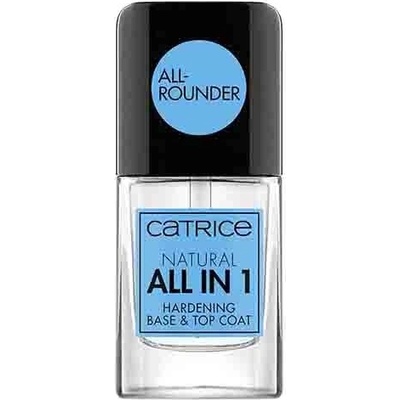 Catrice Natural All in 1 Hardening Base & Top Coat podkladový a krycí lak 10,5 ml