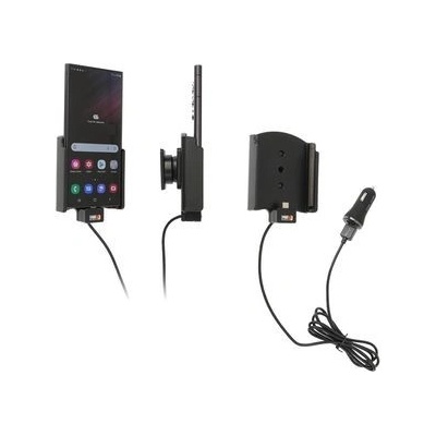 Brodit držiak do auta na Samsung Galaxy S22 Ultra, bez púzdra, s nabíjaním z cig. zapaľovače/USB 721291