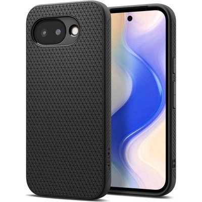Spigen Противоударен Калъф за Google Pixel 10A, Spigen Liquid Air Matte Black Case, Черен (ACS11285)