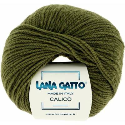 Lana Gatto Calico 12732 zelená oliva