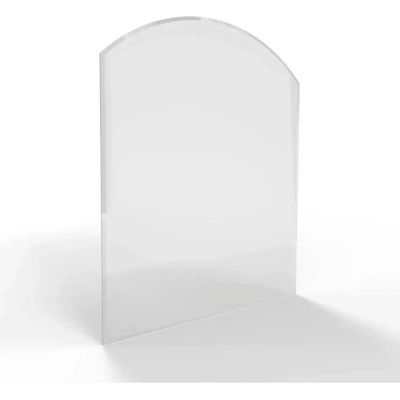 HS Flamingo Sklo pod kachle oblúk R725, číre, 1000 x 1200 x 6 mm