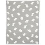 Mamas & Papas Плетено одеяло Mamas & Papas Welcome To The World Elephant - Grey, 70 х 90 cm (7883WW202) - ozone