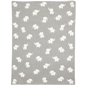 Mamas & Papas Плетено одеяло Mamas & Papas Welcome To The World Elephant - Grey, 70 х 90 cm (7883WW202) - ozone