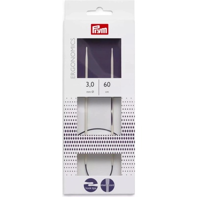 IHLICE NA PLETENIE S LANKOM PRYM ERGONOMICS 60 cm 3 mm 215602
