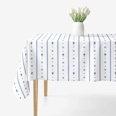 Goldea hranatý ubrus 100% bavlněné plátno na mú dušu 100x140 cm