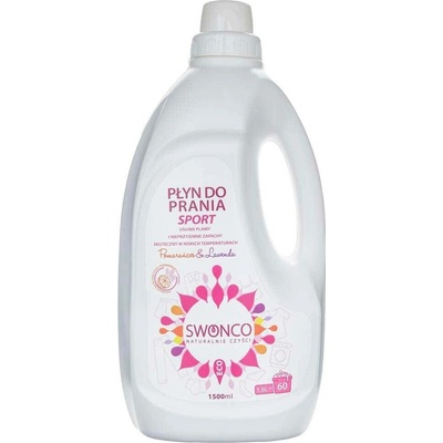Swonco Tekutý prací prostředek Sport, Pomeranč levandule 1500 ml