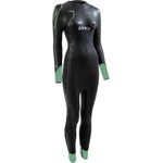 Zone3 women terraprene vision wetsuit black/green s