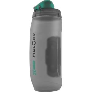 FIDLOCK Бутилка за велосипед Fidlock Twist Single Bottle 590 Antibacterial Cycling water bottles - Transparent Black / Fidlock-Logo - размер 590 ml (533-1898-0111)