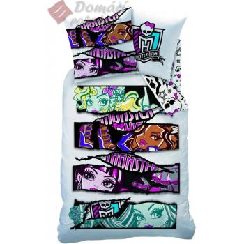 CTI obliečky Monster High White Velvet bavlna 140x200 70x90