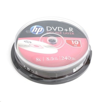 HP DVD+R диск, DL, 8.5GB, 8x, 10 бр. , цилиндър (HPDD10+) (HPDD10+)