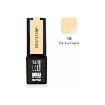 GlamLac Gel lak žlutý 285 Banana Cream 6 ml