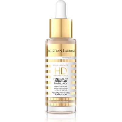 Christian Laurent Pour La Beauté dlhotrvajúci zmatňujúci make-up 101 Light Beige 32 ml