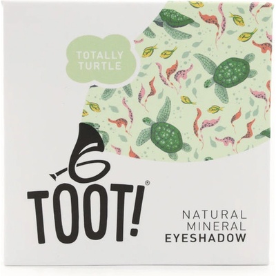 TOOT! Minerální oční stíny zelené Totally Turtle 2,3 g