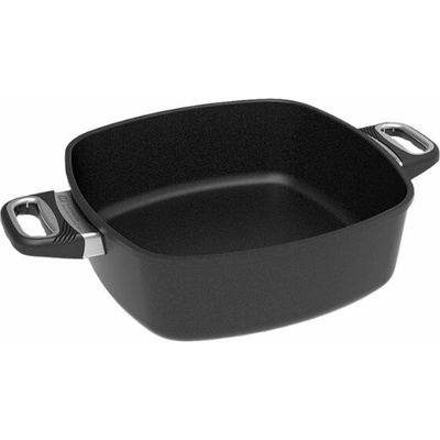 AMT Gastroguss titanový hranatý hrnec / pekáč 28×28×9 cm i na indukci