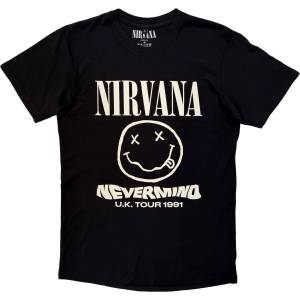 Nirvana Tour '91 (Back Print) Black M Риза (NIRVCBNTS110MB02)