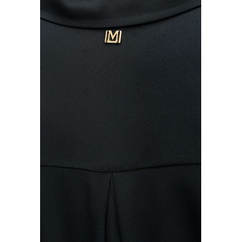 GUESS Риза Marciano Guess ANITA дамска в черно със свободна кройка с класическа яка 5YGH13 7356A (5YGH13.7356A)