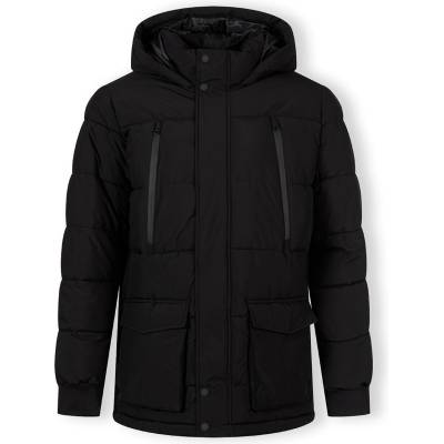 Minoti Анорак Minoti Men long parka with fleece lining black - Black