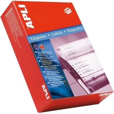 Etikety tabelačné 88,9x23,3mm APLI 1 radové