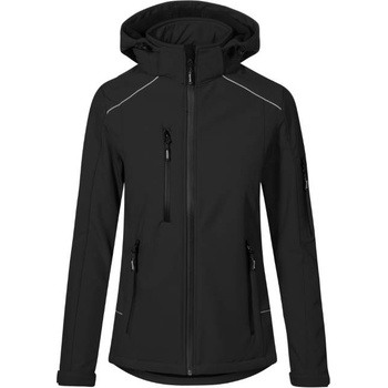 Promodoro 7855 / Дамско трислойно софтшел яке с качулка - черно m (40785500202)