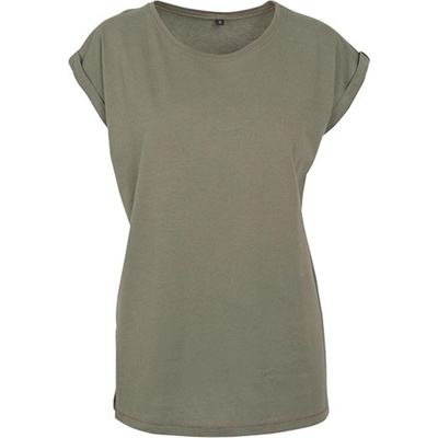 Ladies Extended Shoulder Tee olive