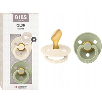Bibs Colour anatomické cumlíky kaučuk 2ks Ivory Sage