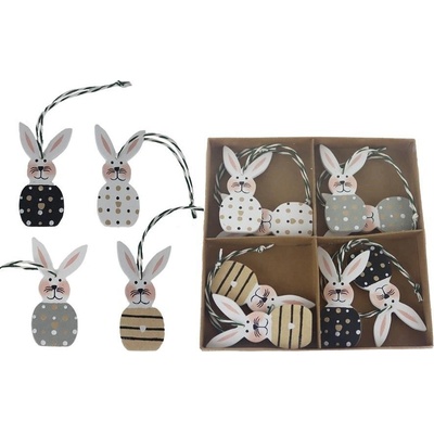 Zajíček k zavěšení, 8 ks D6108 – Zbozi.Blesk.cz