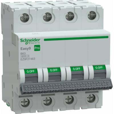 Schneider Electric B 63A 4P Easy9 Pro EZ9F27463