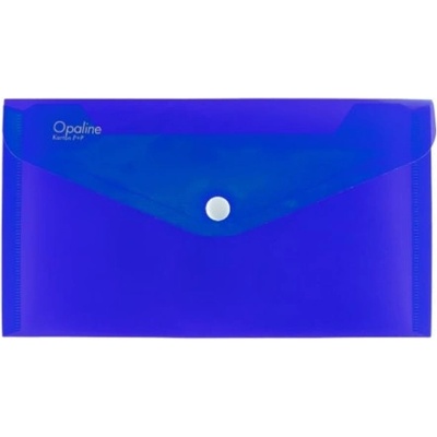 Obálka plastová s drukem Opaline DL, modrá