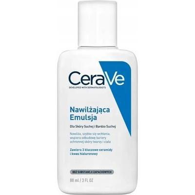 CeraVe Moisturizers Lotion hydratačné mlieko na telo a tvár pre suchú až veľmi suchú pokožku 88 ml