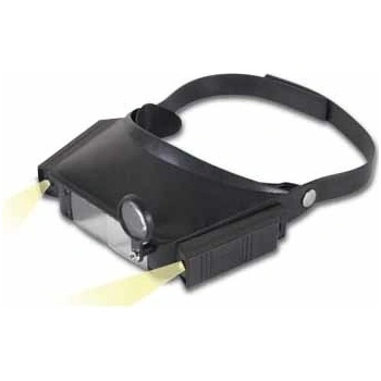 Náhlavní lupa s LED osvětlením