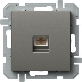 TEM РОЗЕТКА RJ45 UTP cat. 5e TEM KQ37TIXO ТИТАН (KQ37TIXO)