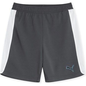 PUMA Юношески къси панталони Puma Finesse Performance Training Shorts Junior - Grey/Aqua