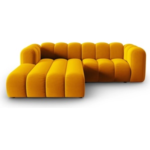 Micadoni Жълт ъглов диван (ляв ъгъл) Lupine - Micadoni Home (MIC_0LC_44_F1_LUPINE7)