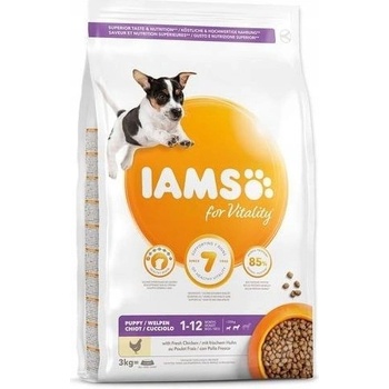 IAMS Dog Puppy Small & Medium Chicken 12 kg