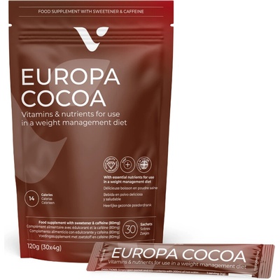 Valentus Europa Cocoa čokoláda na chudnutie 30 x 4 g