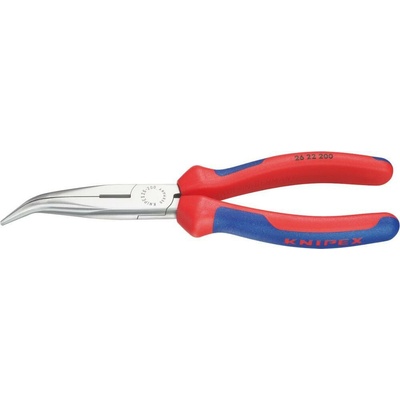 KNIPEX Klešte pologulaté 200mm úzké ohnuté / 2622200 Knipex – Sleviste.cz